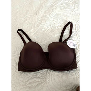 UNDIES Brown Underwire Bra Size 36DD NWT